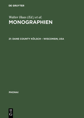 McGraw |  Dane County Kölsch ¿ Wisconsin, USA | Buch |  Sack Fachmedien
