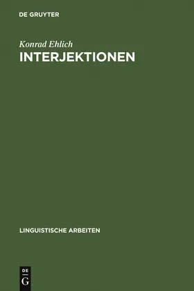 Ehlich |  Interjektionen | Buch |  Sack Fachmedien