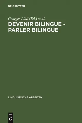 Lüdi |  Devenir bilingue - parler bilingue | Buch |  Sack Fachmedien