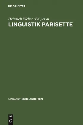 Zuber / Weber |  Linguistik Parisette | Buch |  Sack Fachmedien