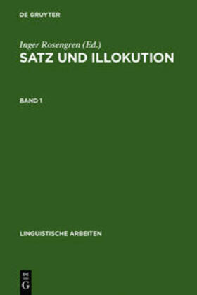 Rosengren |  Satz und Illokution | Buch |  Sack Fachmedien