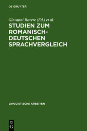 Wotjak / Rovere |  Studien zum romanisch-deutschen Sprachvergleich | Buch |  Sack Fachmedien