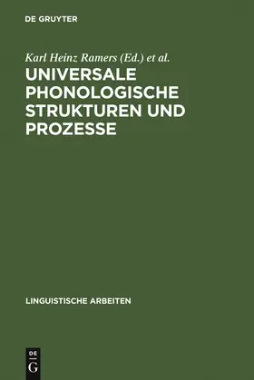 Ramers / Wode / Vater |  Universale phonologische Strukturen und Prozesse | Buch |  Sack Fachmedien