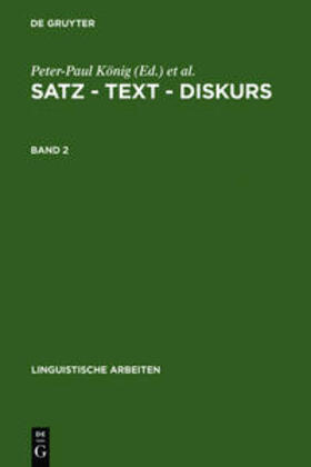 Wiegers / König |  Satz ¿ Text ¿ Diskurs. Band 2 | Buch |  Sack Fachmedien