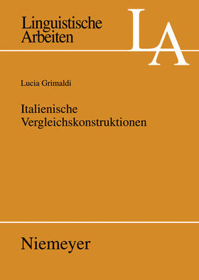 Grimaldi |  Italienische Vergleichskonstruktionen | Buch |  Sack Fachmedien