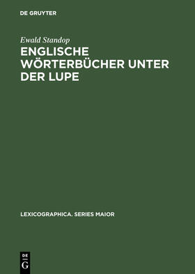 Standop |  Englische Wörterbücher unter der Lupe | Buch |  Sack Fachmedien