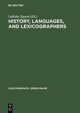 Zgusta |  History, languages, and lexicographers | Buch |  Sack Fachmedien