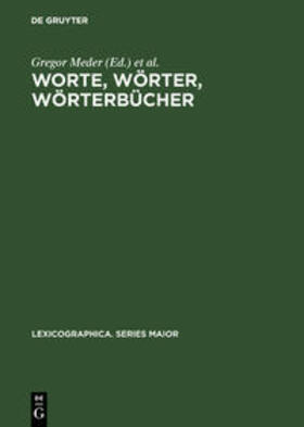 Meder / Dörner |  Worte, Wörter, Wörterbücher | Buch |  Sack Fachmedien