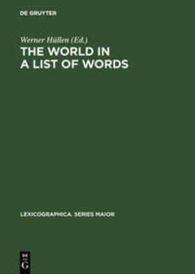 Hüllen |  The world in a list of words | Buch |  Sack Fachmedien