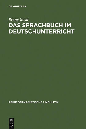 Good |  Das Sprachbuch im Deutschunterricht | Buch |  Sack Fachmedien