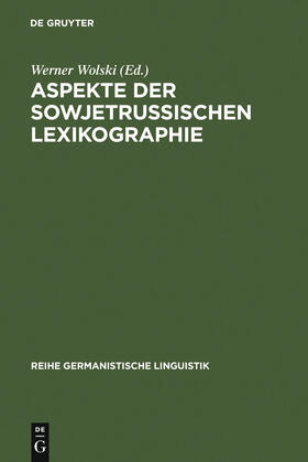 Wolski | Aspekte der sowjetrussischen Lexikographie | Buch | 978-3-484-31043-8 | sack.de