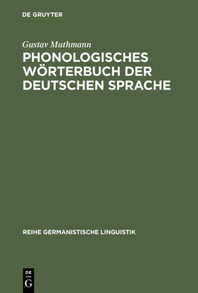 Muthmann |  Phonologisches Wörterbuch der deutschen Sprache | Buch |  Sack Fachmedien