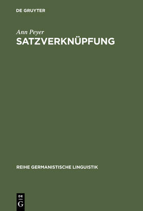 Peyer |  Satzverknüpfung | Buch |  Sack Fachmedien