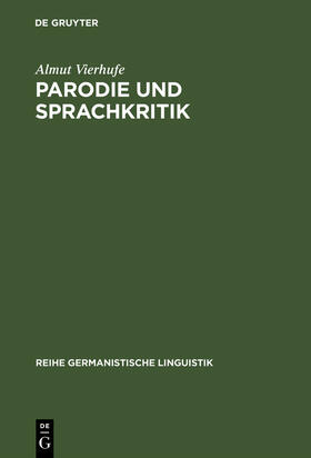 Vierhufe |  Parodie und Sprachkritik | Buch |  Sack Fachmedien