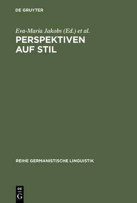 Rothkegel / Jakobs |  Perspektiven auf Stil | Buch |  Sack Fachmedien
