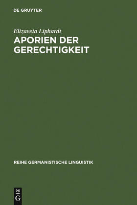 Liphardt |  Aporien der Gerechtigkeit | Buch |  Sack Fachmedien