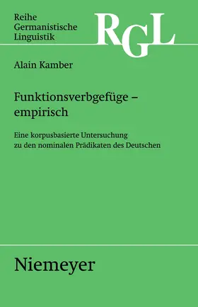 Kamber |  Funktionsverbgefüge - empirisch | Buch |  Sack Fachmedien