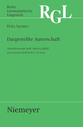 Steiner |  Dargestellte Autorschaft | Buch |  Sack Fachmedien