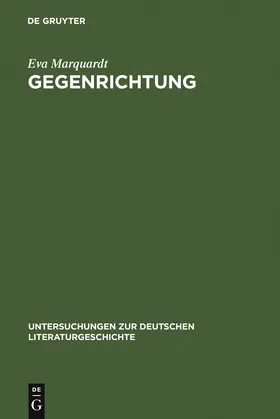 Marquardt |  Gegenrichtung | Buch |  Sack Fachmedien