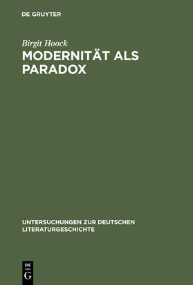 Hoock |  Modernität als Paradox | Buch |  Sack Fachmedien