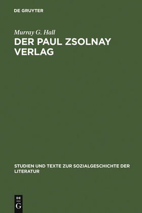 Hall |  Der Paul Zsolnay Verlag | Buch |  Sack Fachmedien