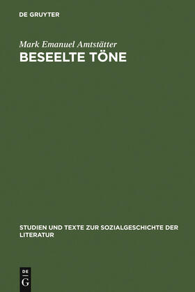 Amtstätter |  Beseelte Töne | Buch |  Sack Fachmedien