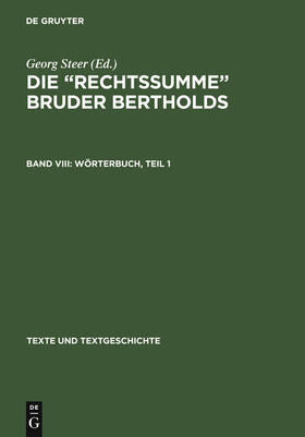 Vogl / Steer |  Wörterbuch | Buch |  Sack Fachmedien