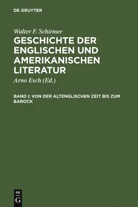 Schirmer / Esch |  Von der altenglischen Zeit bis zum Barock | Buch |  Sack Fachmedien