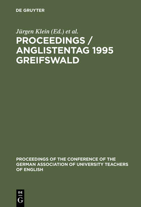 Dirk / Klein |  Proceedings / Anglistentag 1995 Greifswald | Buch |  Sack Fachmedien