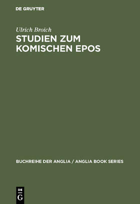 Broich |  Studien zum komischen Epos | Buch |  Sack Fachmedien