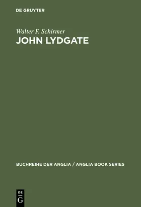 Schirmer | John Lydgate | Buch | 978-3-484-42017-5 | sack.de