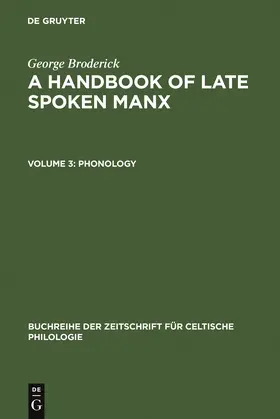 Broderick |  Phonology | Buch |  Sack Fachmedien