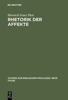 Plett |  Rhetorik der Affekte | Buch |  Sack Fachmedien