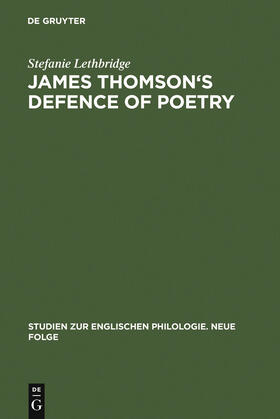 Lethbridge |  James Thomson's Defence of Poetry | Buch |  Sack Fachmedien