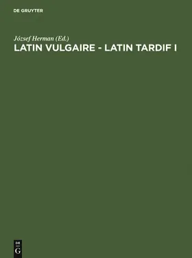 Herman |  Latin vulgaire - latin tardif | Buch |  Sack Fachmedien