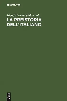 Herman / Mondin / Marinetti |  La preistoria dell'italiano | Buch |  Sack Fachmedien