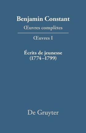 Omacini / Candaux |  Écrits de jeunesse (1774¿1799) | Buch |  Sack Fachmedien