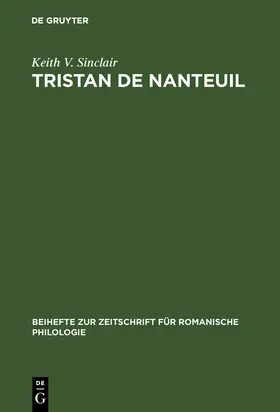 Sinclair |  Tristan de Nanteuil | Buch |  Sack Fachmedien