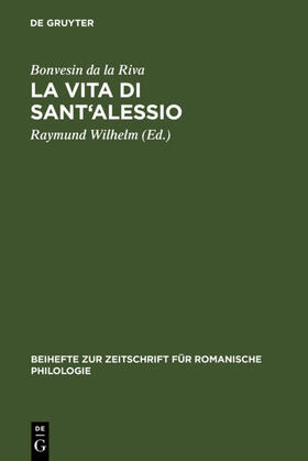 Wilhelm |  La Vita di Sant'Alessio | Buch |  Sack Fachmedien