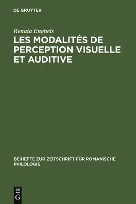 Enghels |  Les modalités de perception visuelle et auditive | Buch |  Sack Fachmedien