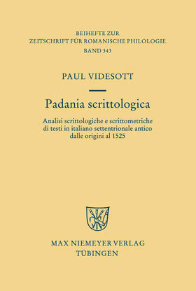 Videsott |  Padania scrittologica | Buch |  Sack Fachmedien