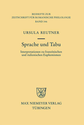 Reutner |  Sprache und Tabu | Buch |  Sack Fachmedien