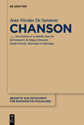 de Surmont |  Chanson | Buch |  Sack Fachmedien