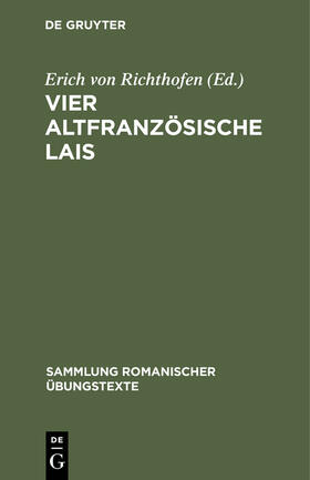 Richthofen |  Vier altfranzösische Lais | Buch |  Sack Fachmedien