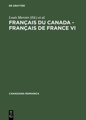 Cajolet-Laganière / Mercier |  Français du Canada - Français de France VI | Buch |  Sack Fachmedien