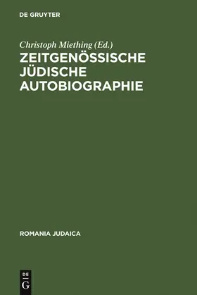 Miething |  Zeitgenössische jüdische Autobiographie | Buch |  Sack Fachmedien