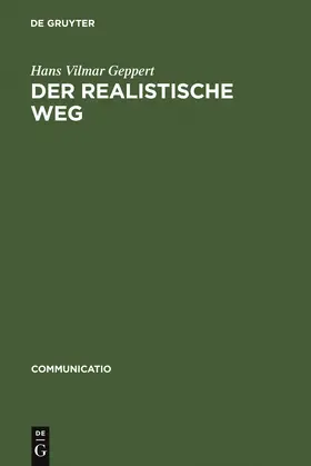 Geppert |  Der realistische Weg | Buch |  Sack Fachmedien