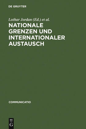 Kortländer / Jordan |  Nationale Grenzen und internationaler Austausch | Buch |  Sack Fachmedien