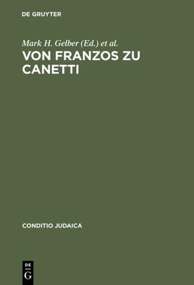 Gelber / Scheichl / Horch |  Von Franzos zu Canetti | Buch |  Sack Fachmedien