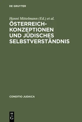 Wallas / Mittelmann |  Österreich-Konzeptionen und jüdisches Selbstverständnis | Buch |  Sack Fachmedien